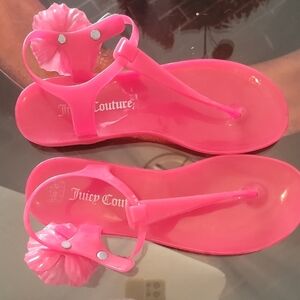 Juicy Couture Pink Jelly Sandals